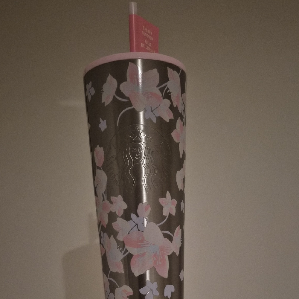 Starbucks Pink Cherry Blossom Tumbler